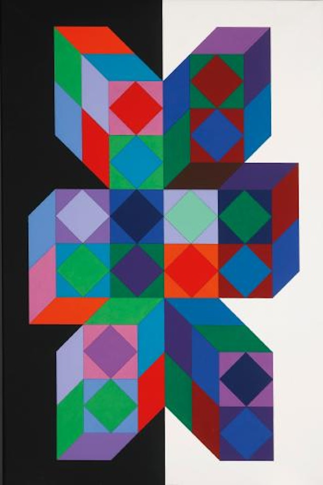 Tridim-m by Victor Vasarely