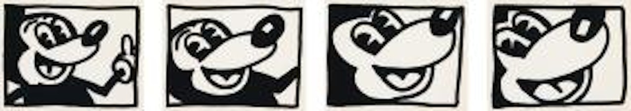 Untitled (Mickey Mouse) by Keith Haring