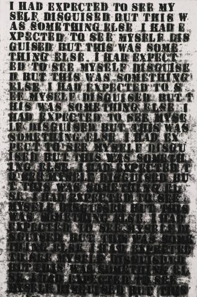 Black like me #3 by Glenn Ligon