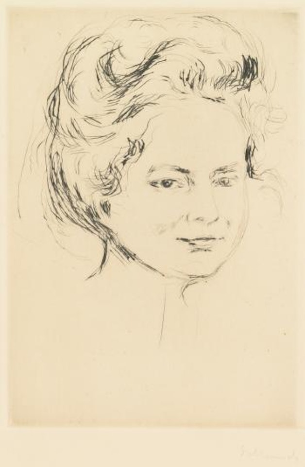 Woman's Portrait. Miss Harder (W. 299) by Edvard Munch