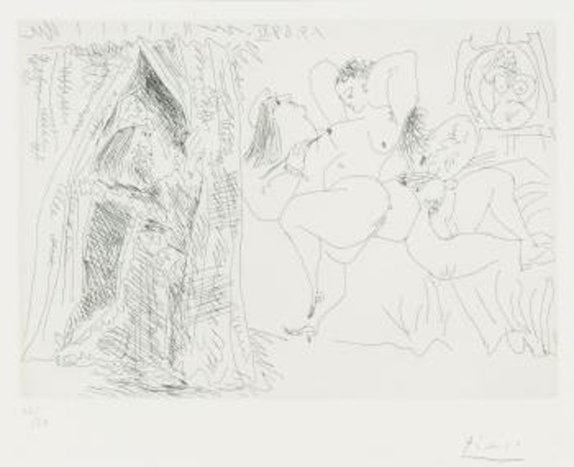 RaphaÃ«l Et La Fornarina VI: Enfin Seuls! (B. 1783; Ba. 1799; Pp. 1800) by Pablo Picasso