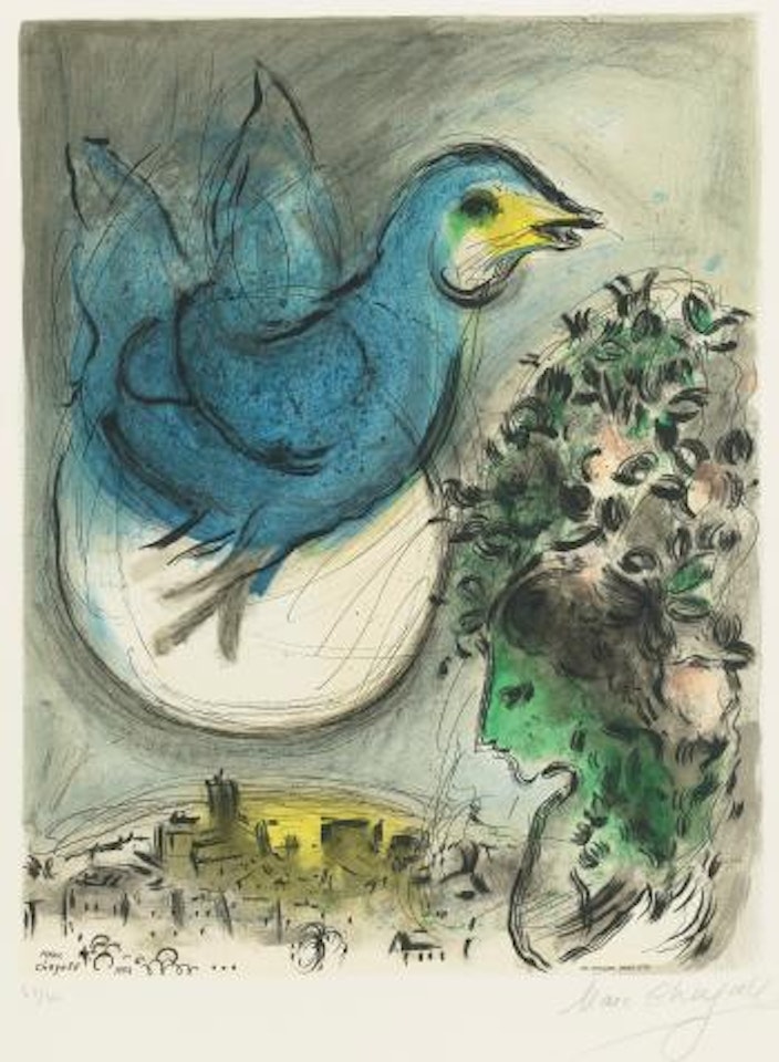 The Blue Bird by Marc Chagall by Charles Sorlier