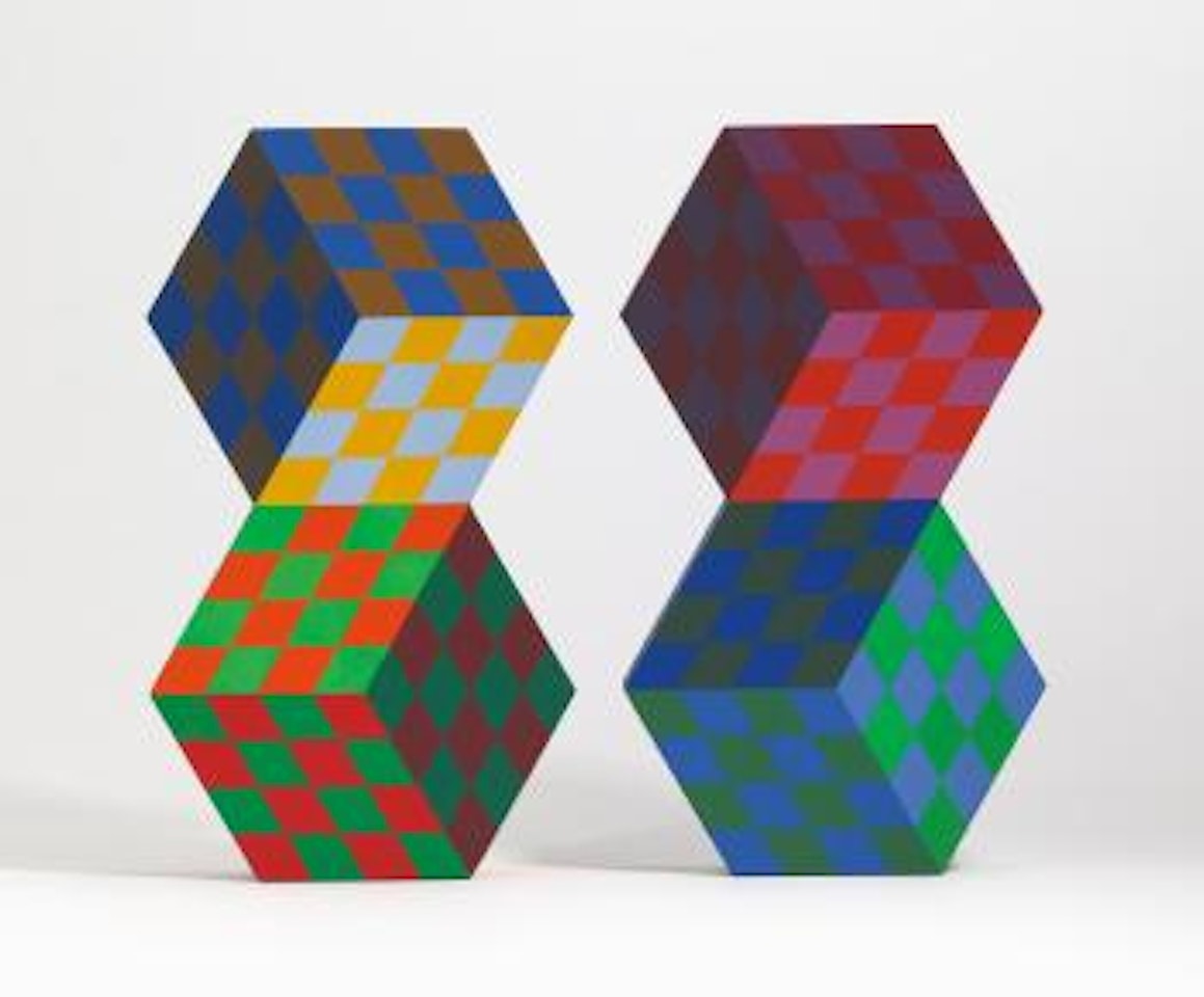 Tridim-bm by Victor Vasarely