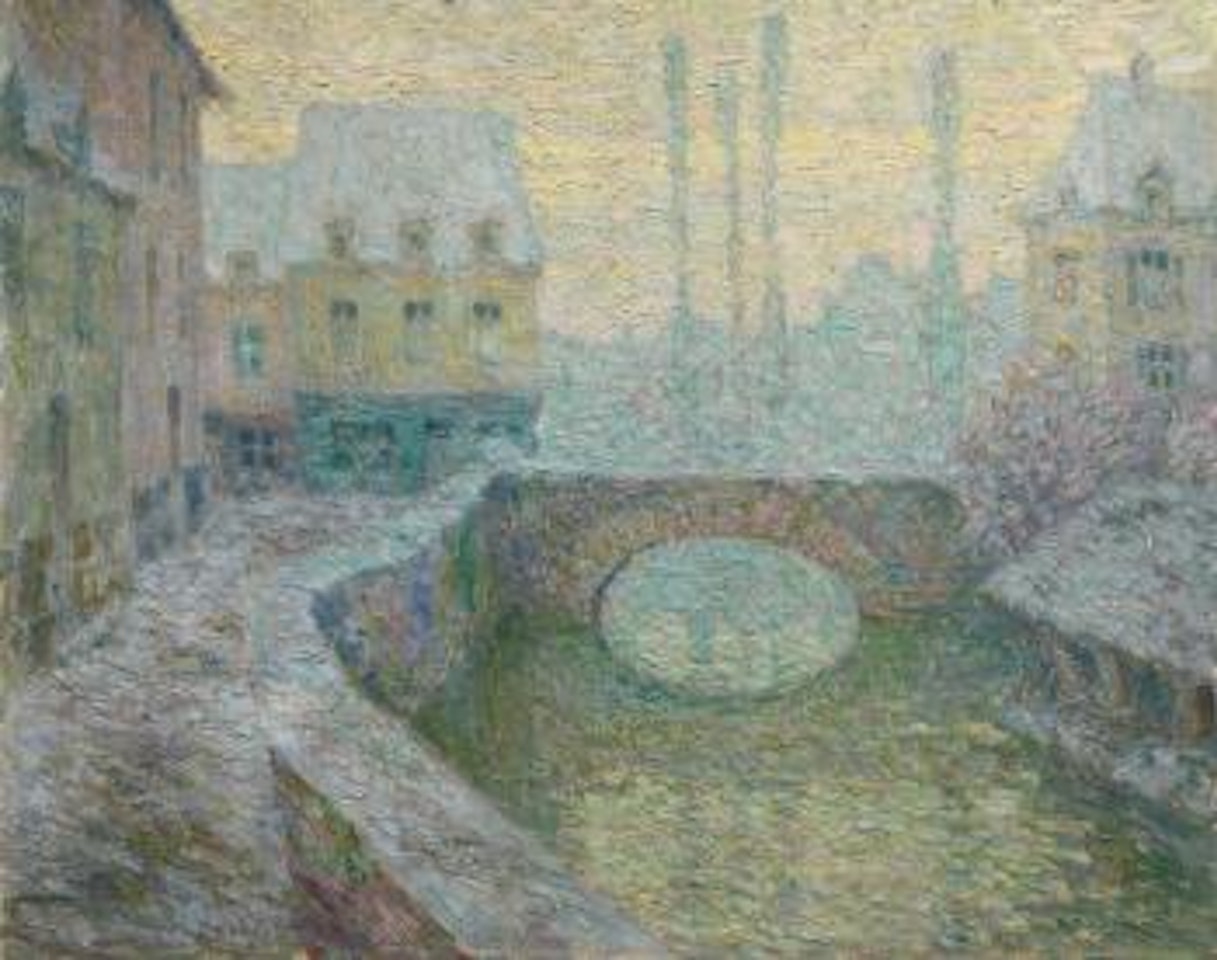 Neige, Guincamp by Henri Le Sidaner