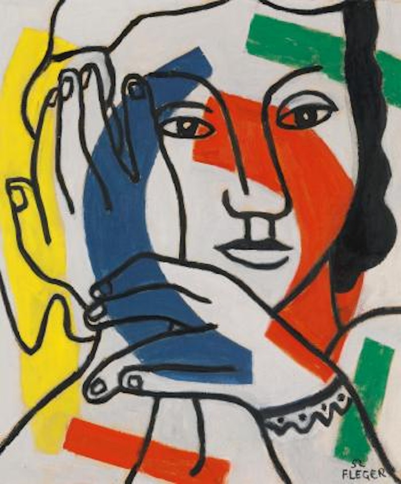 Deux Mains Et Une Figure by Fernand Leger