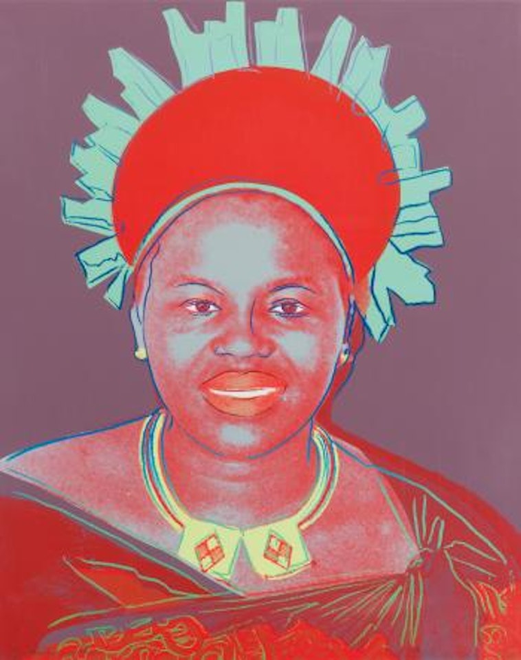 Queen Ntombi Twala by Andy Warhol