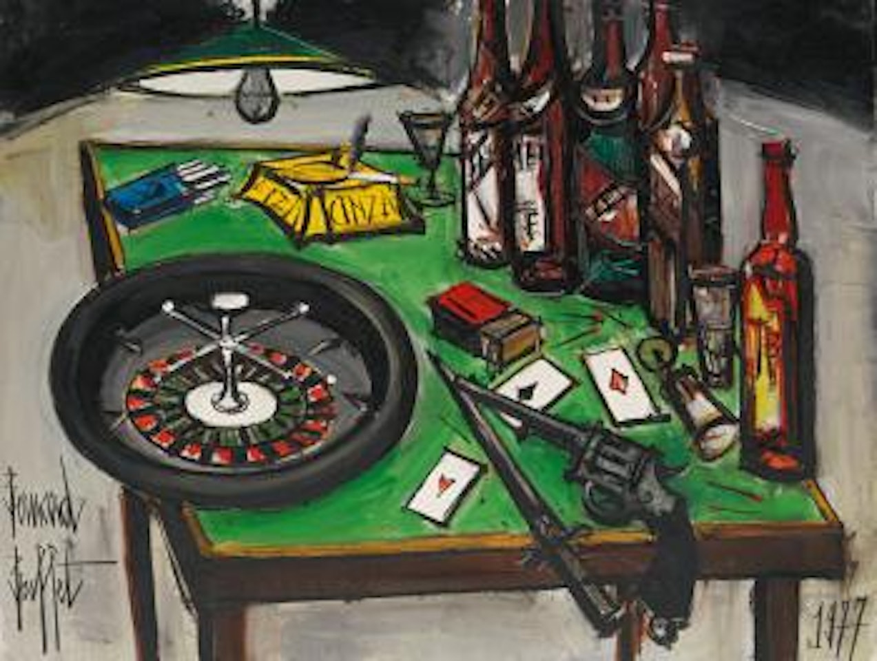 Le Jeu De Roulette, Baïonnette by Bernard Buffet