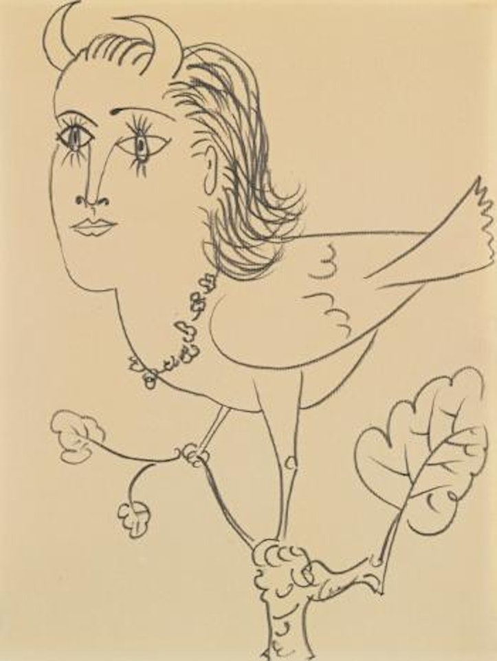 Dora Maar En Forme D'oiseau by Pablo Picasso