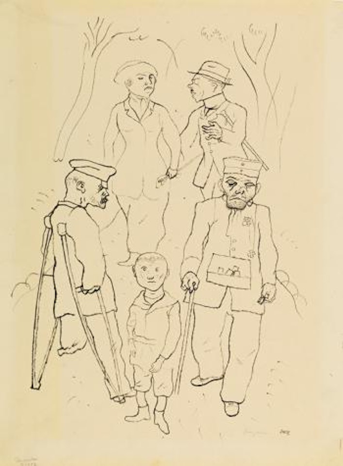 Tiergarten, Berlin by George Grosz