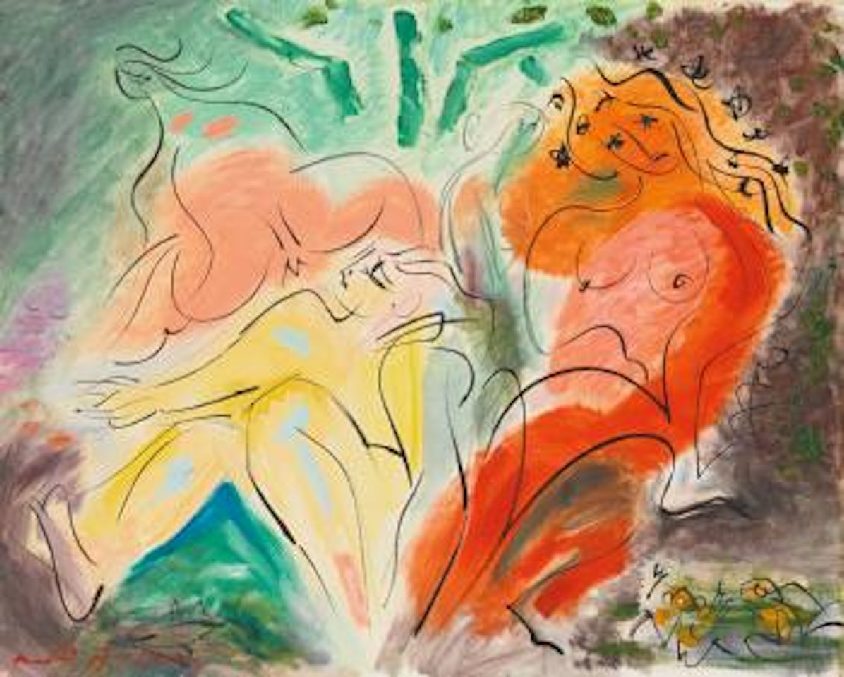 Baigneuses Effrayées by André Masson