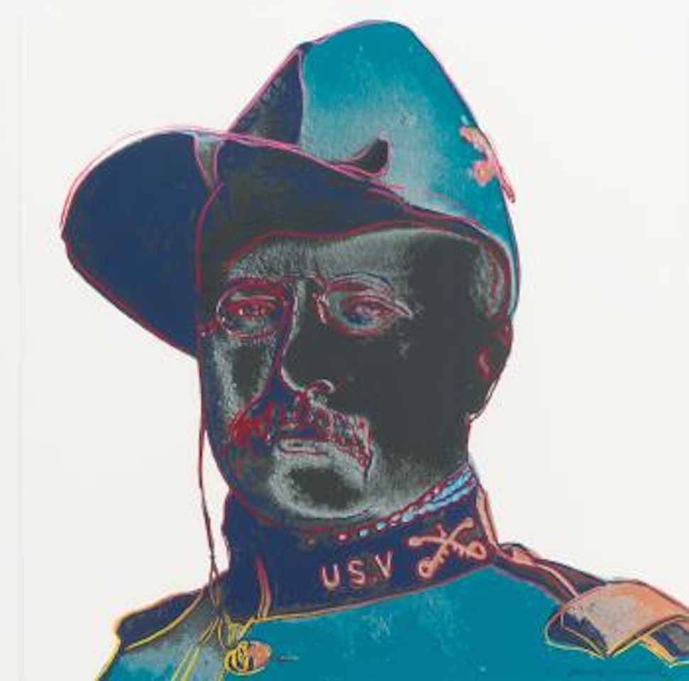 Teddy Roosevelt (F. & S. II.386) by Andy Warhol