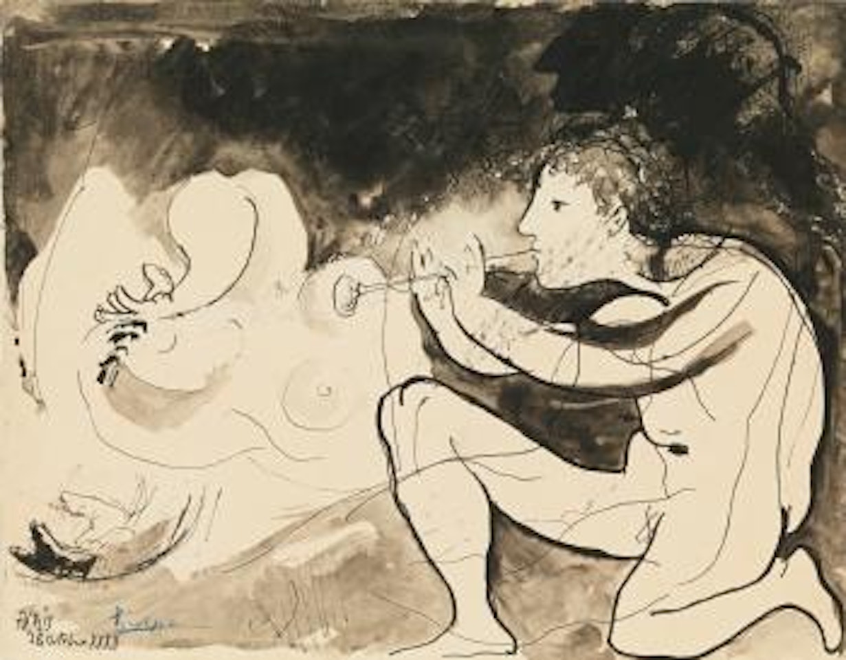 Le Joueur De Flute by Pablo Picasso