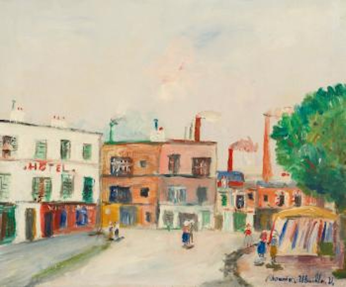 Usines De Banlieue by Maurice Utrillo