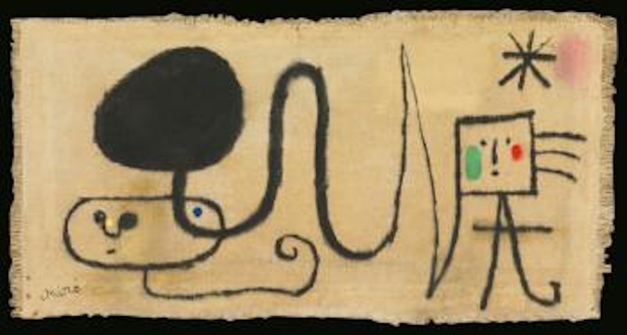 Enfants, Cerf-volant, Étoile by Joan Miró
