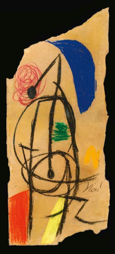 Composition (Femme Dans La Nuit) by Joan Miró