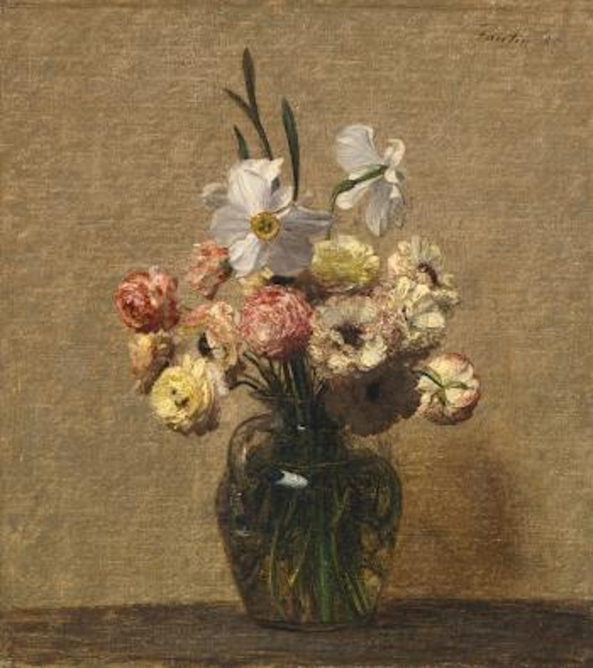 Renoncules Et Narcisses by Henri Fantin-Latour