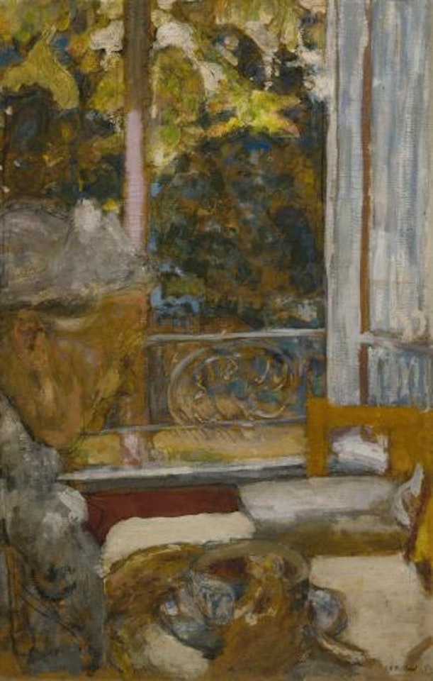 Madame Vuillard Au Petit-déjeuner À La Toquade by Édouard Vuillard