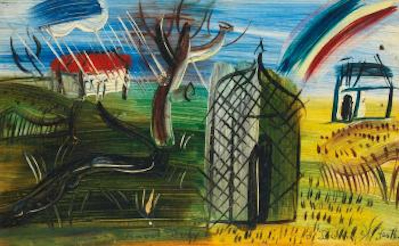 L'arc-en-ciel Au Dessus De Saint-denis-sur-sarthon by Raoul Dufy