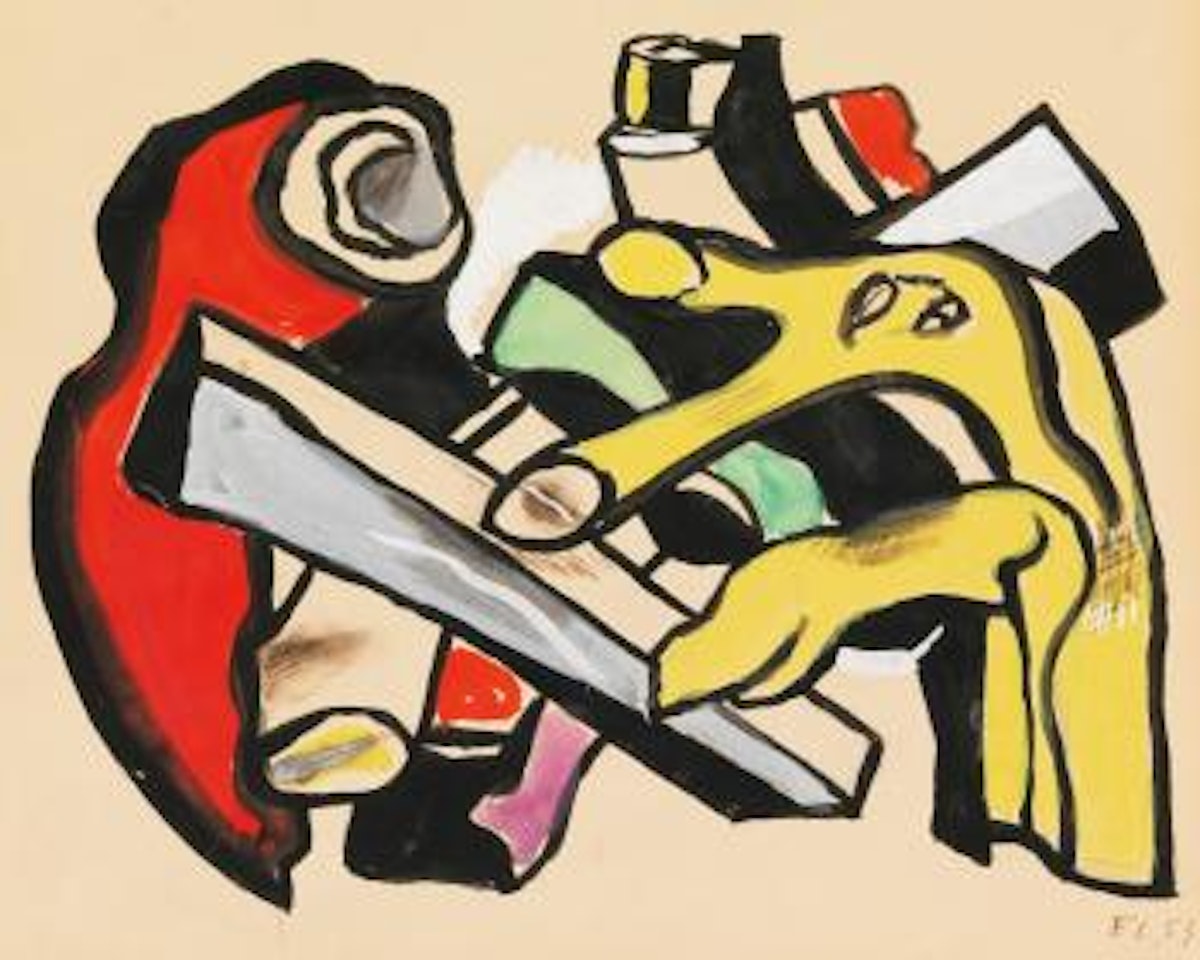 Composition Aux Bûches by Fernand Leger