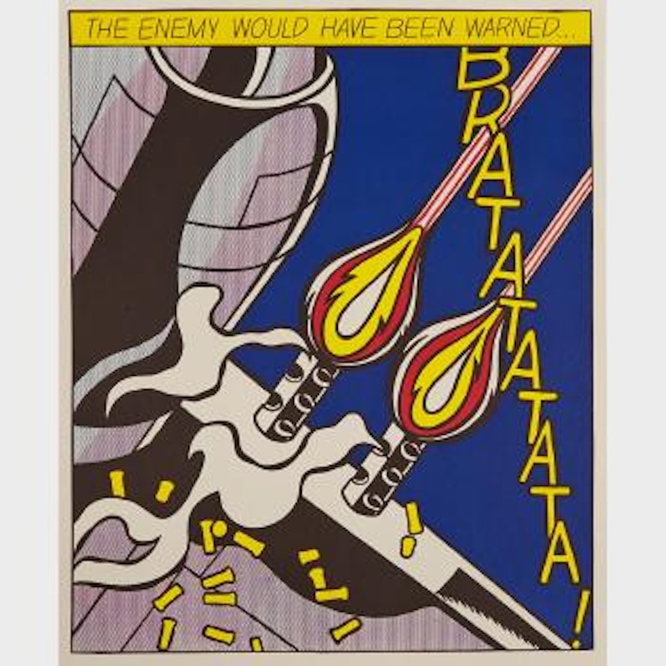 As I open fire by Roy Lichtenstein