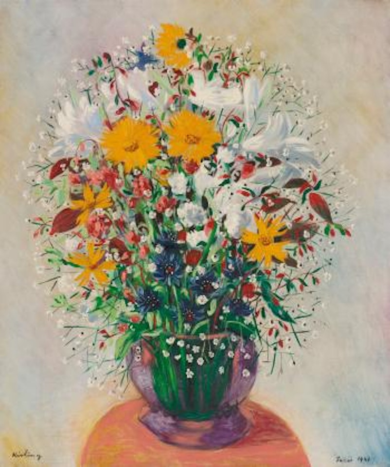 Bouquet De Fleurs by Moïse Kisling