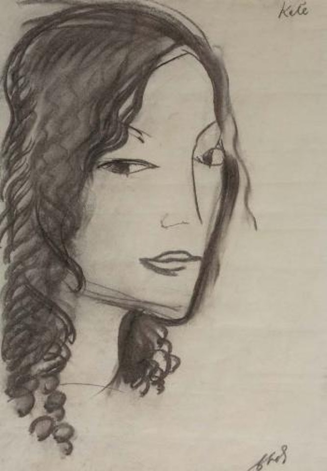 A girl (Kate) by Charles Blackman