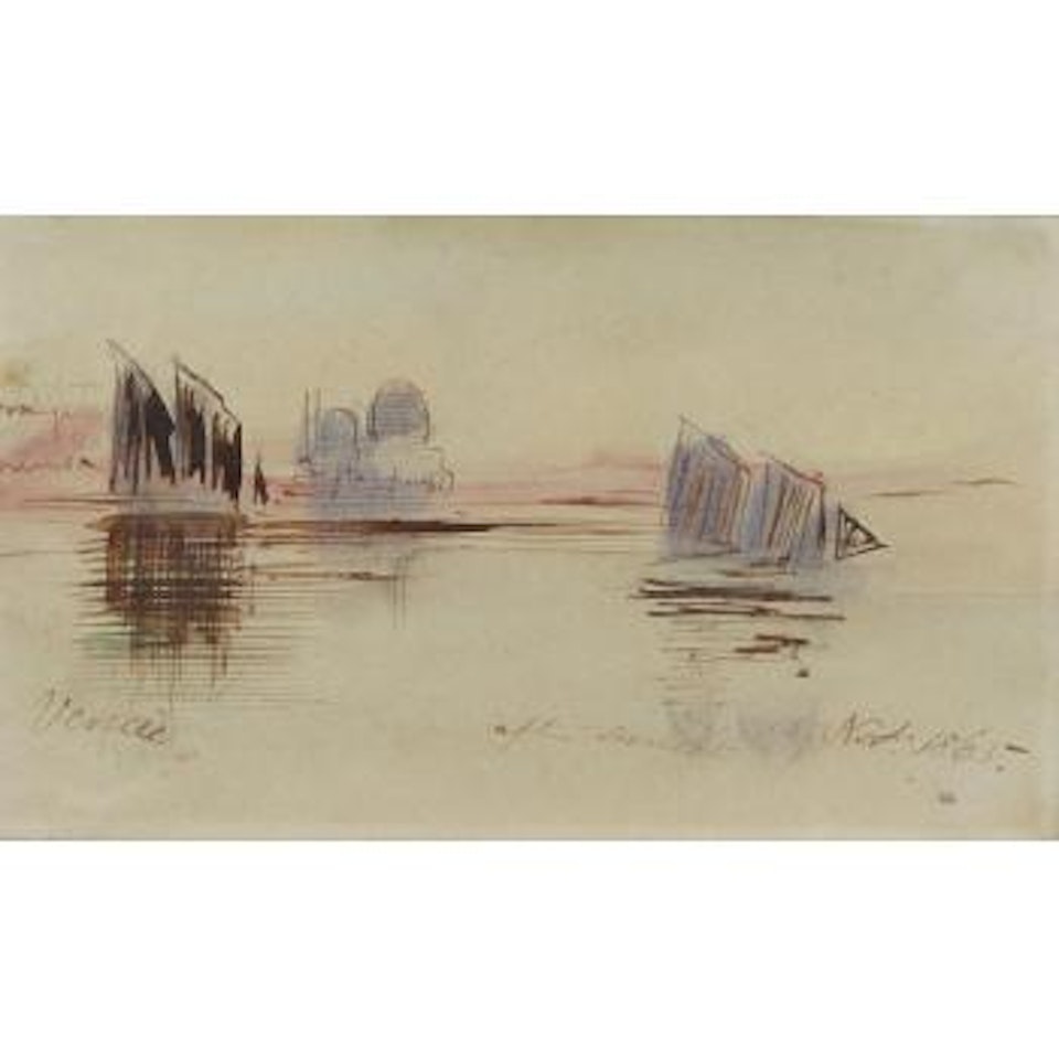 Venice after sunset by Edward Lear