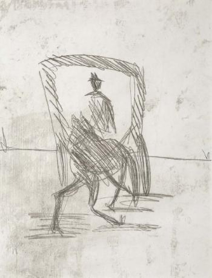 Single horse jinker by Sidney Nolan