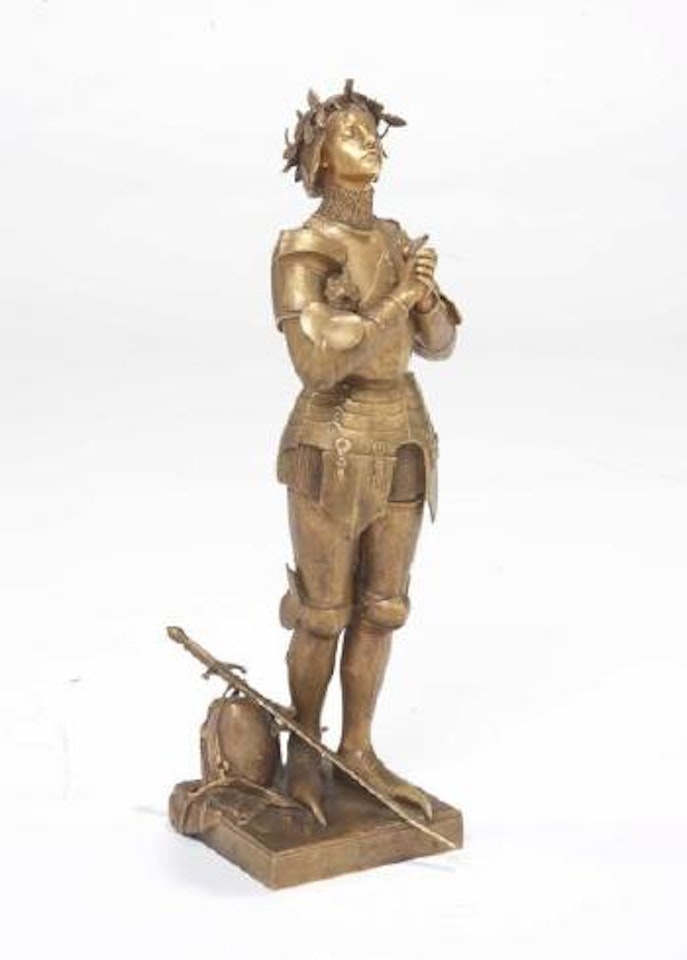 Jeanne d'Arc en prière by Marius Jean Antonin Mercie
