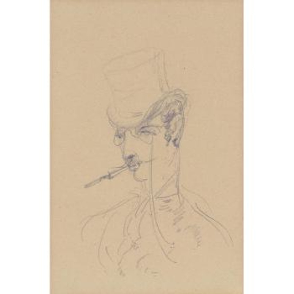L'homme au chapeau by Henri de Toulouse-Lautrec