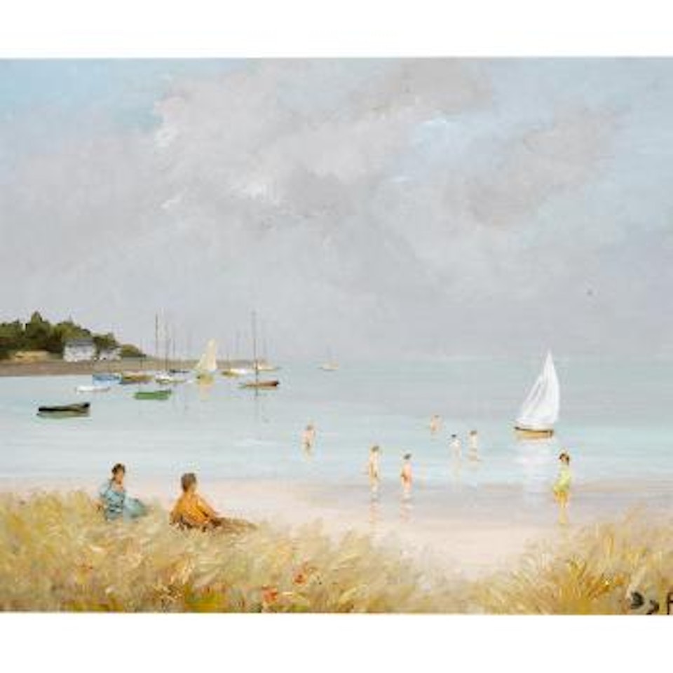 Plage de Port Navalo by Marcel Dyf