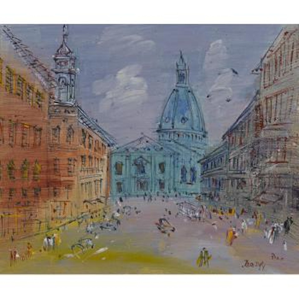 Rome, l'église Sant'Andrea della Valle by Jean Dufy