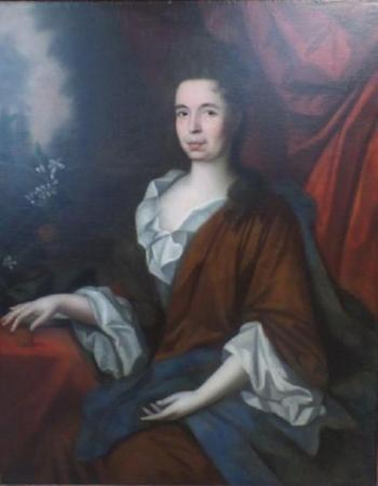 Portrait de femme avec un oranger by Flemish School
