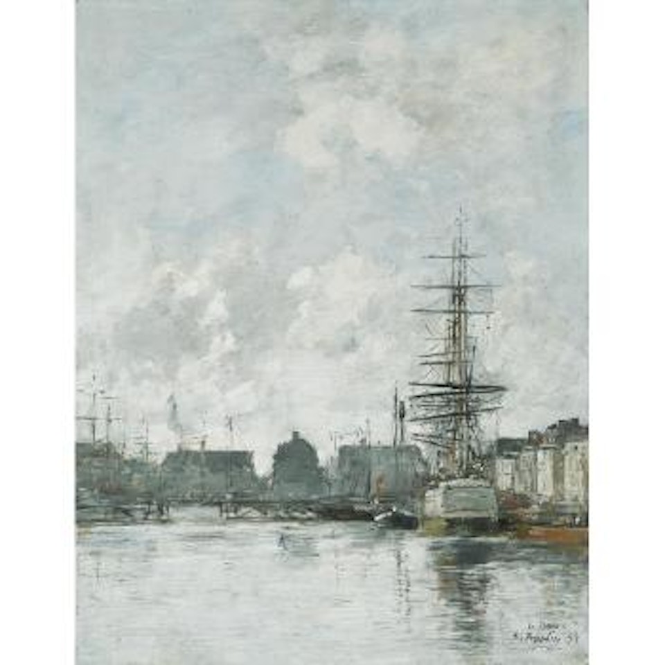 Le Havre by Eugène Boudin