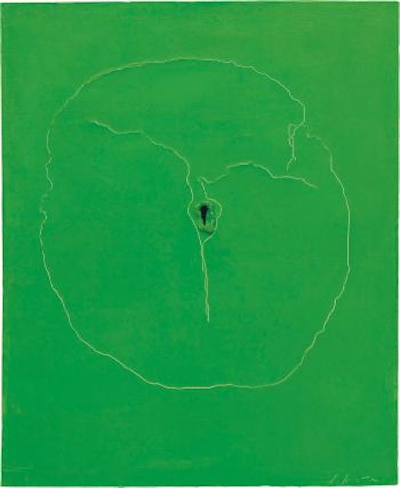 Concetto spaziale by Lucio Fontana
