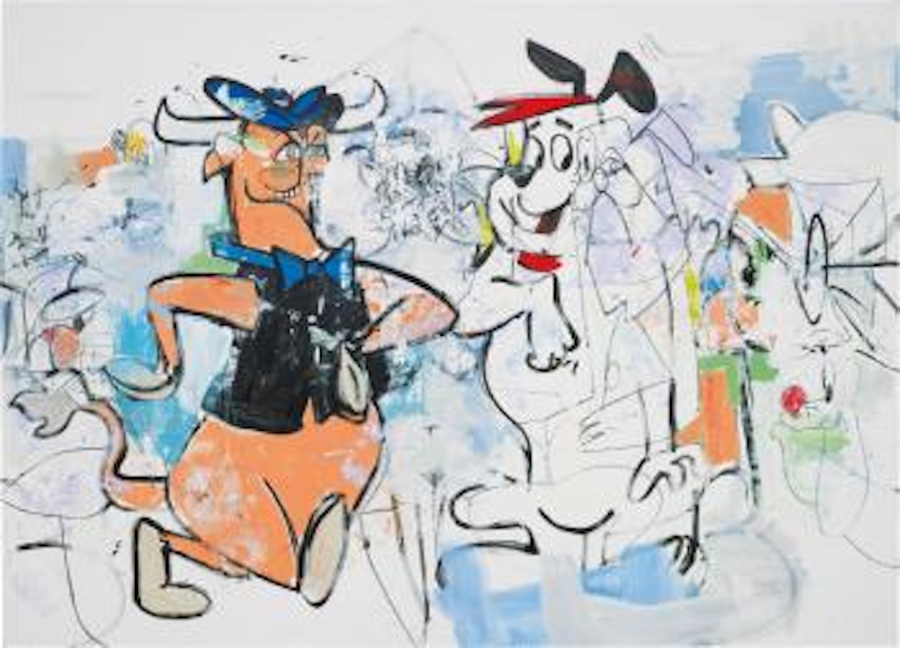 Cartoon Abstraction by George Condo