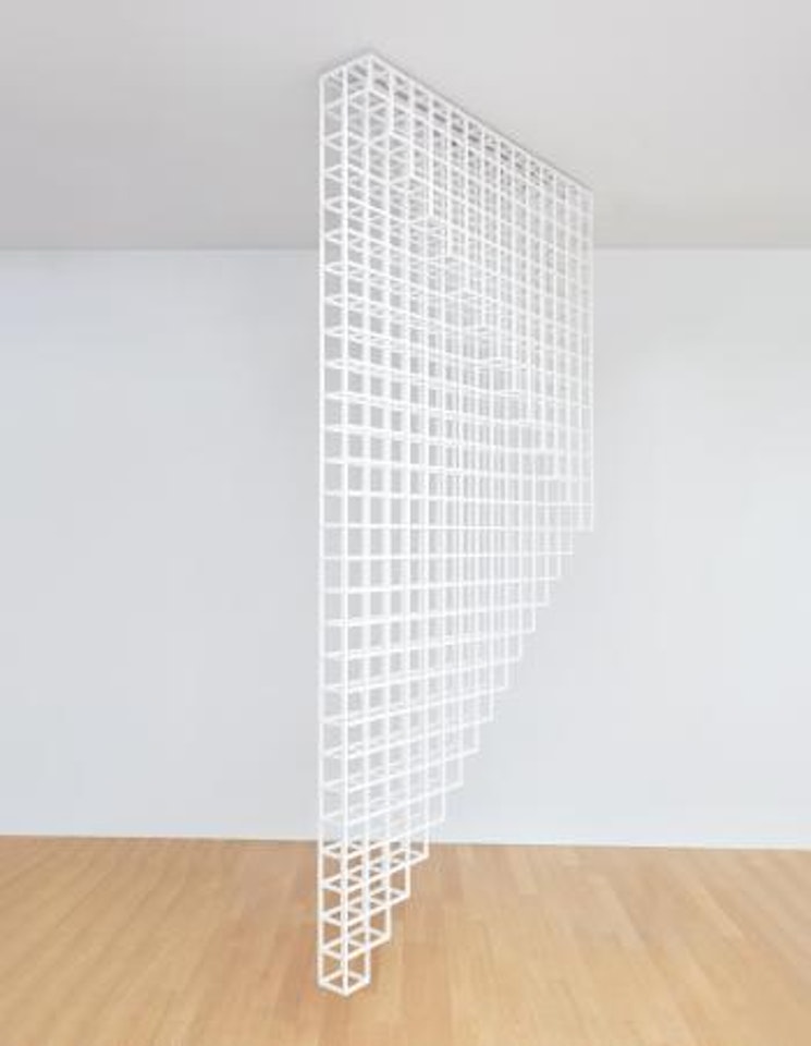 Hanging structure 28 B by Sol LeWitt