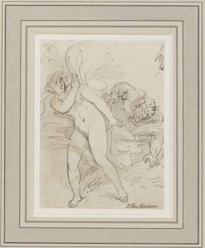 The Amorous Satyr by Thomas Rowlandson