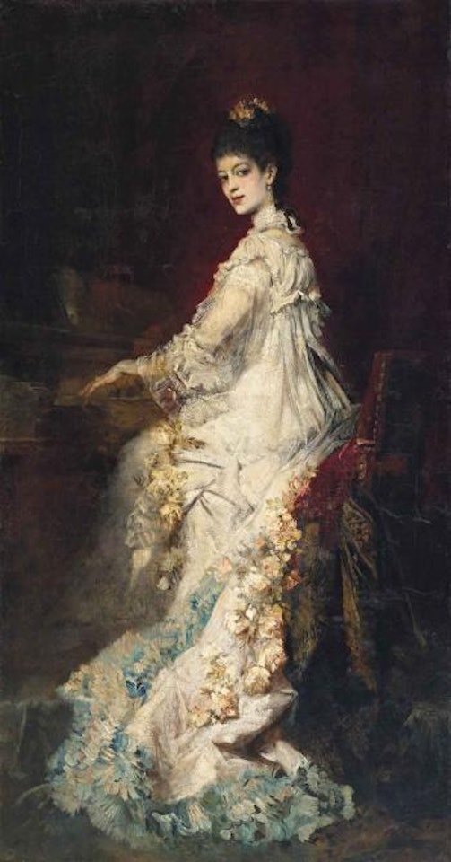 Portrait of Maria, Countess von Dönhoff by Hans Makart