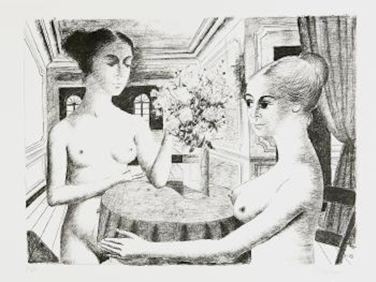 Le silence by Paul Delvaux