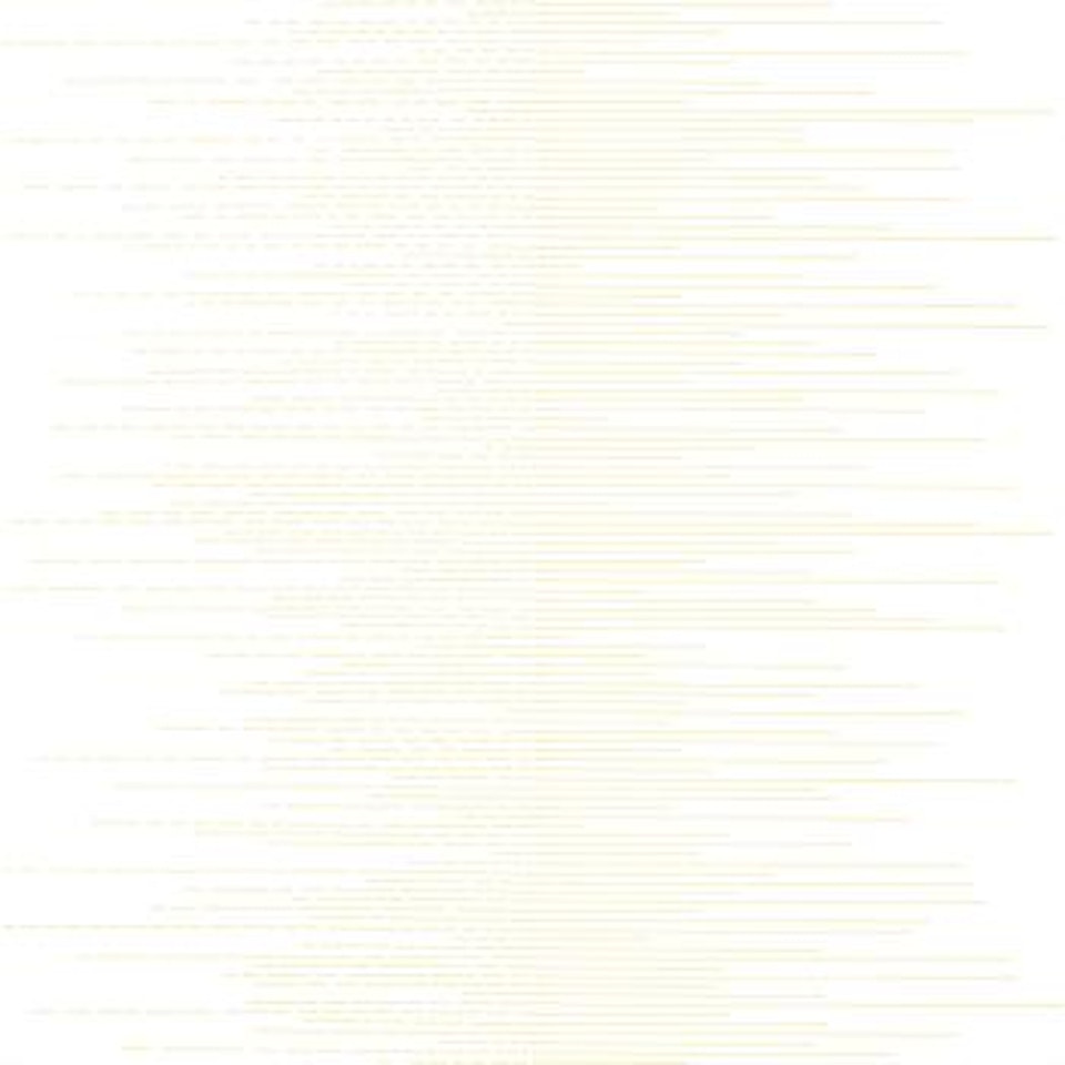 Parallel yellow lines from the center random in length. LEFT: broken lines, RIGHT: straight lines by Sol LeWitt