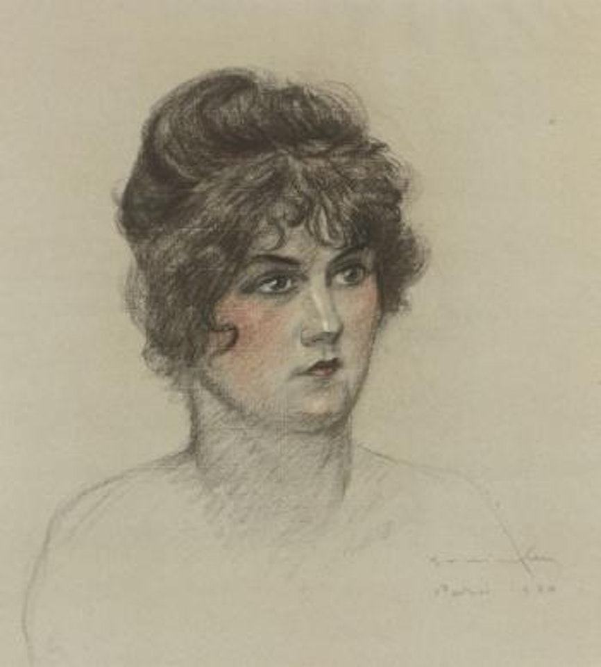 Portrait de femme by Théophile Alexandre Steinlen