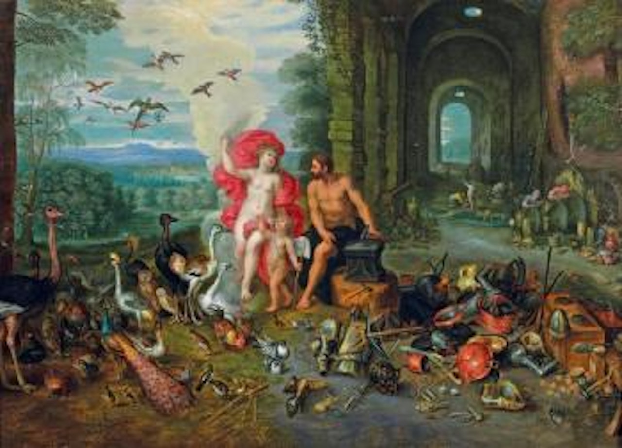 Vénus dans la forge de Vulcain by Hendrik van Balen by Jan Brueghel the Younger