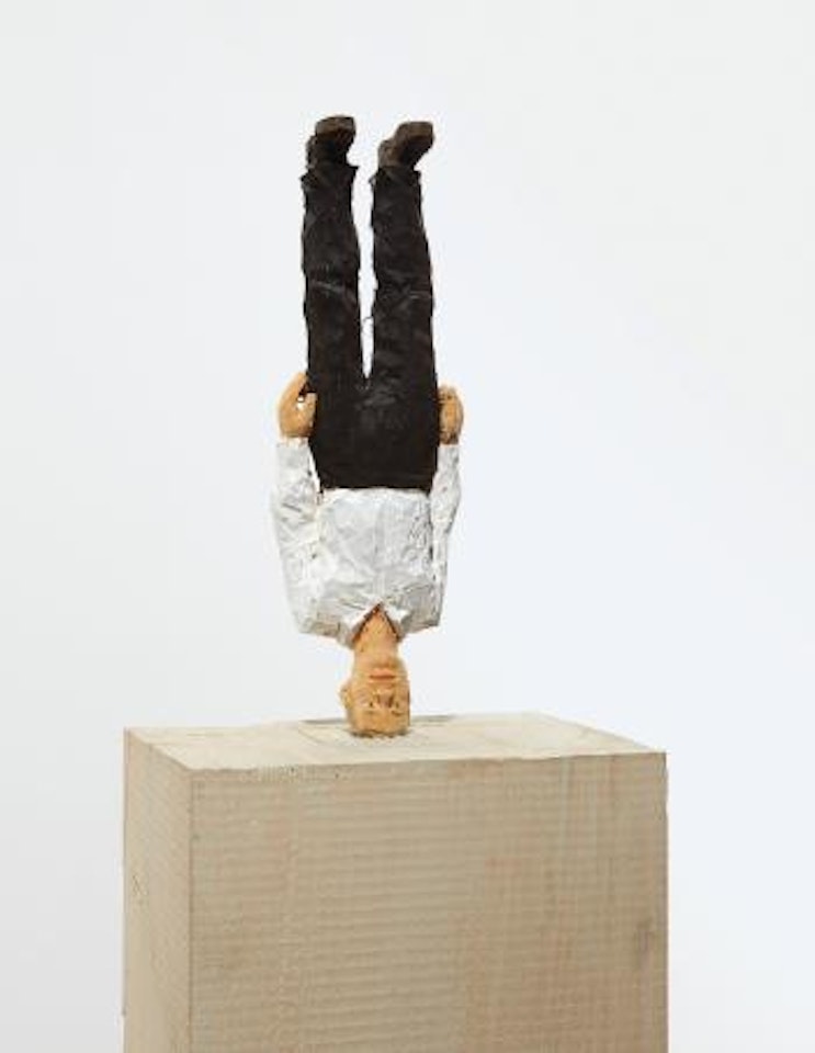 Man Standing on His Head by Stephan Balkenhol