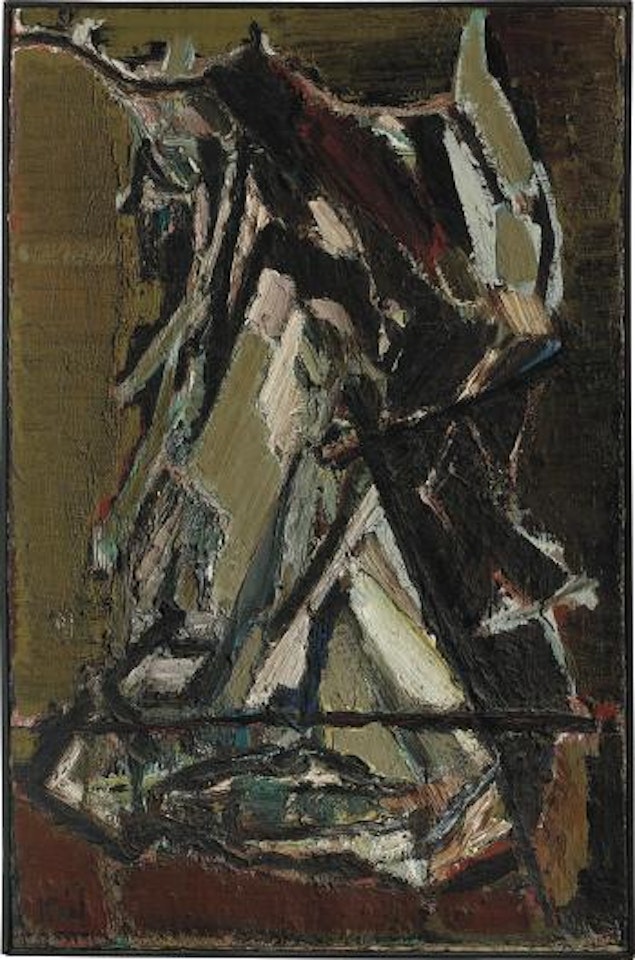 Un tableau arraché by Nicolas de Staël