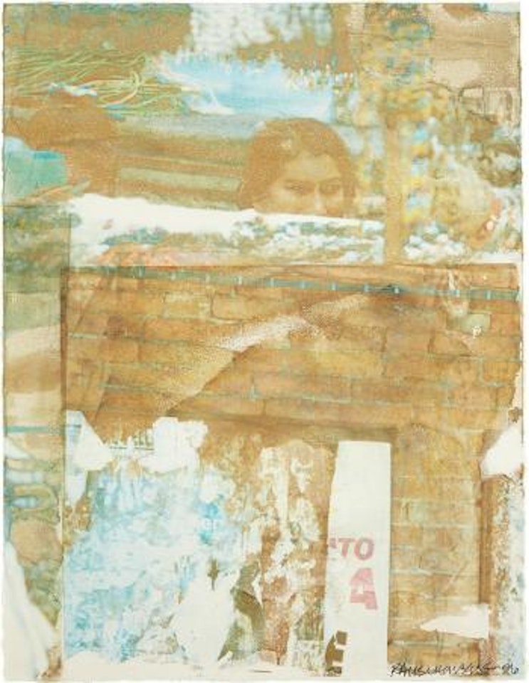 Secret (anagrams) by Robert Rauschenberg