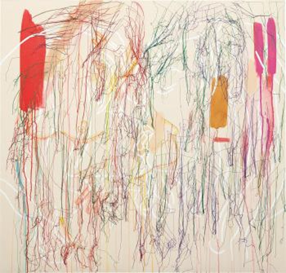 White Kiss by Ghada Amer