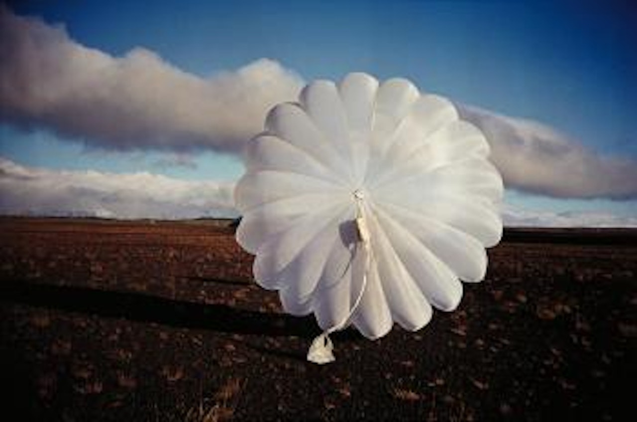 Parachute in Iceland (South) by Gabriel Orozco