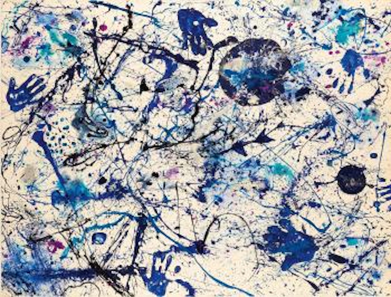 Untitled (SF92-116) by Sam Francis