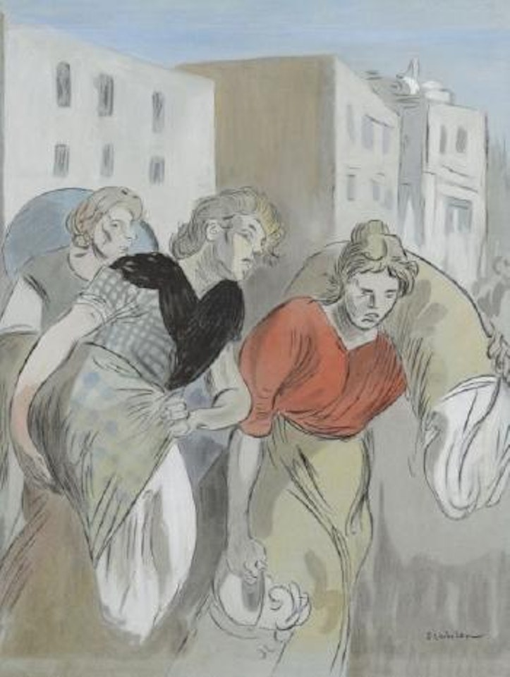 Les blanchisseuses by Théophile Alexandre Steinlen
